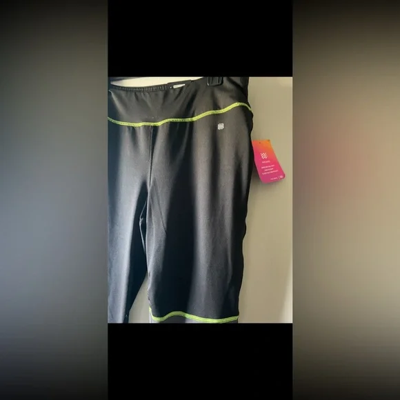 Misses size XL Black and Gray active pants with Green Accents brand is FLX - Picture 3 of 7